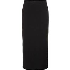 Splitt Skjørt Pieces Kylie Skirt - Black