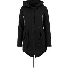 Katoen - Vrouw Jassen Urban Classics Herpa Parka - Zwart