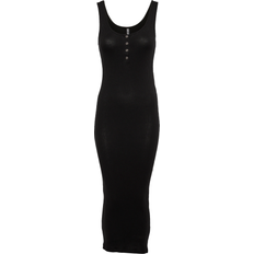 Élasthanne/Lycra/Spandex Robes Pieces Pckitte Midi Dress - Black