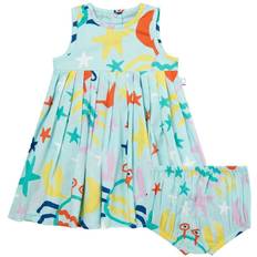 Stars Dresses Stella McCartney Kids Dress - Light Blue w. Print (8Q1HS2Z0142-607MC)