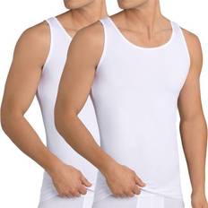 Elastane/Lycra/Spandex - Uomo Intimi modellanti Sloggi Set di 2 Tank Top - Nero