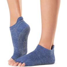 ToeSox Womens/Ladies Half Toe Socks (Navy Blue)