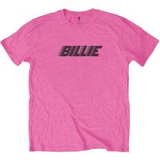 Billie Eilish Kid's Racer Logo & Blohsh T-shirt - Pink