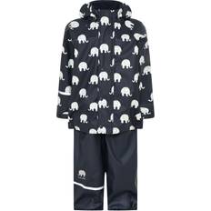 Reflektoren Regenanzüge CeLaVi Elephant Rain Set - Dark Navy (1372-778)