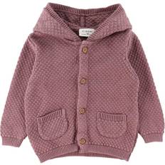 Morado Cárdigans Fixoni Knitted Cardigan - Grape Shake with Ears (5935-658)