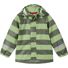 Gray Rain Jackets Children's Clothing Reima Vesi Rain Jacket - Greyish Green (521523A-8926)