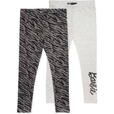 Barbie Lastenvaatteet Barbie Girls Leggings (Pack of 2) (9-10 Years) (Grey/Black/Dark Grey)