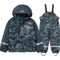 Boys - Green Rain Sets Helly Hansen Kid's Bergen PU Rain Set (40361)