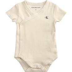 Calvin Klein Newborn Bodysuit - Muslin (IN0IN00012-ACJ)