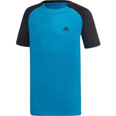 adidas Club Tee - Shock Cyan/Black (DU2479)