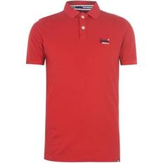 Superdry Polotrøjer Superdry Klassisk Poloshirt i Piqué - Fremstillet Økologisk Bomuld