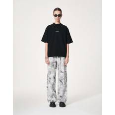 Distressed Logo T-shirt, Sort