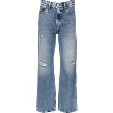 Tommy Hilfiger Denim Light Betsy Mid Rise Straight Hemp Jeans