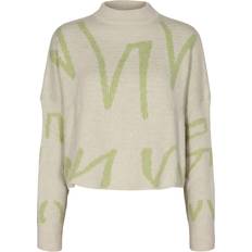 NA-KD Wide Knitted Sweater Dam Sweaters
