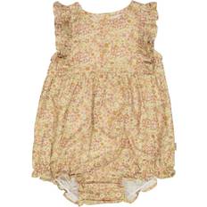 9-12M Playsuits Wheat Moonlight Flowers Emmaline Romper mdr