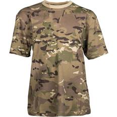 Camouflage t-shirt til børn, Multitarn, 128/S