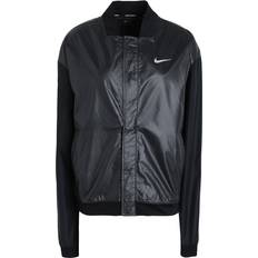 Nike Swoosh Run Running Jacket - Black/White