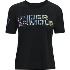 Under Armour Mesh T-shirts Under Armour Mesh Geo Graphic T-shirt - Black