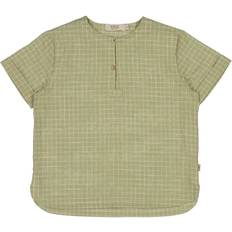 Kariert T-Shirts Wheat Abraham Shirt - Green Check