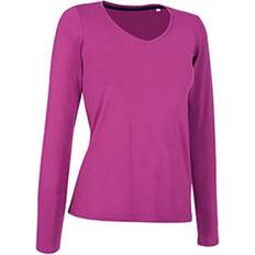 Stedman Womens/Ladies Claire Long Sleeved Tee (White)