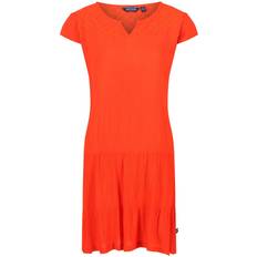 Regatta Womens/Ladies Reanna Tiered Casual Dress (14 UK) (Crayon)