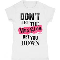 Harry Potter Womens/Ladies Muggles Clippings T-Shirt (White/Black)