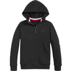 Tommy Hilfiger Sudaderas con capucha Tommy Hilfiger Tonal Aw Double Collar Hoodie Black Unisex