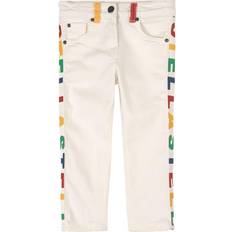 Hvide jeans Stella McCartney Kids Colorblock Jeans Hvide