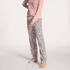 Calida Ropa de dormir Calida Pantalón De Pijama - Azul Oscuro/Rosa/Blanco