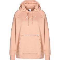 Nike Nsw Po Hoodie Os Bb Flc - Rose Whisper/White