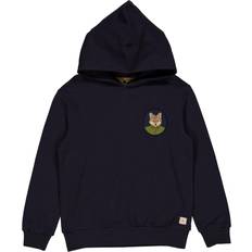 Wheat 3-6M Sweatshirts Wheat Sweatshirt Fox Badge Midnight