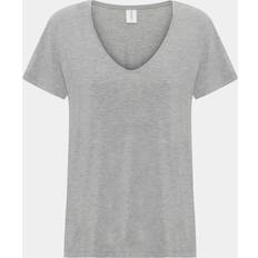 Bamboo Tops Boody Women's V-Neck T-Shirt, lysegrå