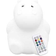 Lumie Children's Nursery Touch Hippo Night Light