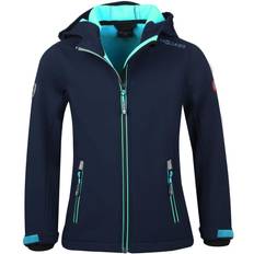 Trollkids Trollfjord Softshelljacka, Blue/Green
