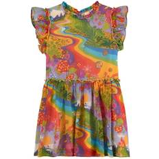 Stella McCartney Printed Cotton & Silk Dress - Multicolor