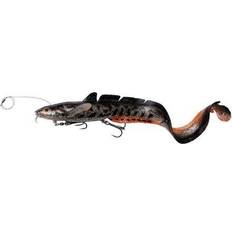 Savage Gear Fiskedrag Savage Gear 3D Line Thru Burbot 36 cm [216 g] FS black silver orange uv 1-pack