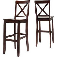 Bar Stools Crosley Furniture X-Back Bar Stool 46.8" 2