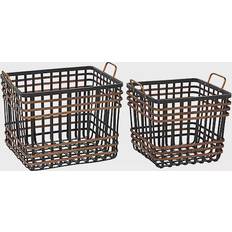 Ridge Road Décor Storage Baskets Set of 2 Basket 2