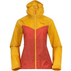 Bergans Women's Microlight Jacket - Brick/Light Golden Yellow