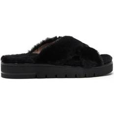 Faux Fur Sandals Stuart Weitzman Roza - Black