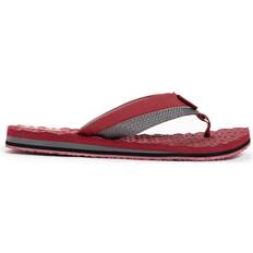 Polyurethane Flip-Flops Muk Luks Chill Cooler - Burgundy/Grey