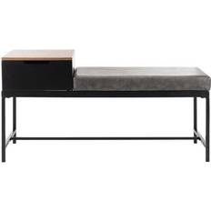 Black Benches Safavieh Maruka Storage Bench 47.2x24"