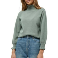 Ruffles Jumpers Minus Ceceline Knit Pullover - Green Bay