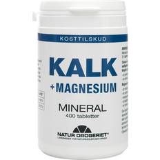 Kalk tilskud kosttilskud Natur Drogeriet Kalk + Magnesium 400 stk