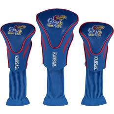 Team Golf Kansas Jayhawks Contour Golf Club Head Cover 3-pack