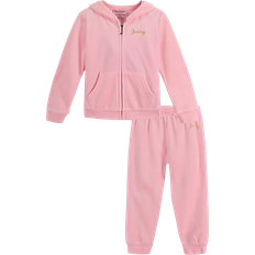 Juicy Couture 18-24M Tracksuits Juicy Couture Velour Zip Jogger Set 2-Piece - Pink