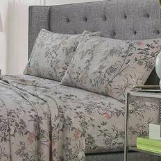Blommiga Underlakan Tribeca Living Katy Underlakan Beige (238.76x167.64cm)
