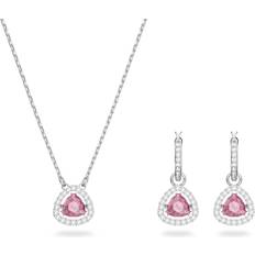 Swarovski Jewelry Sets Swarovski Millenia set - Silver/Crystals/Pink