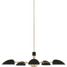 Black Ceiling Lamps Generation Lighting ED Ellen DeGeneres Jane Pendant Lamp 47.6"