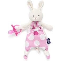 Machine Washable Pacifier Holders Chicco Pocket Buddies Rabbit